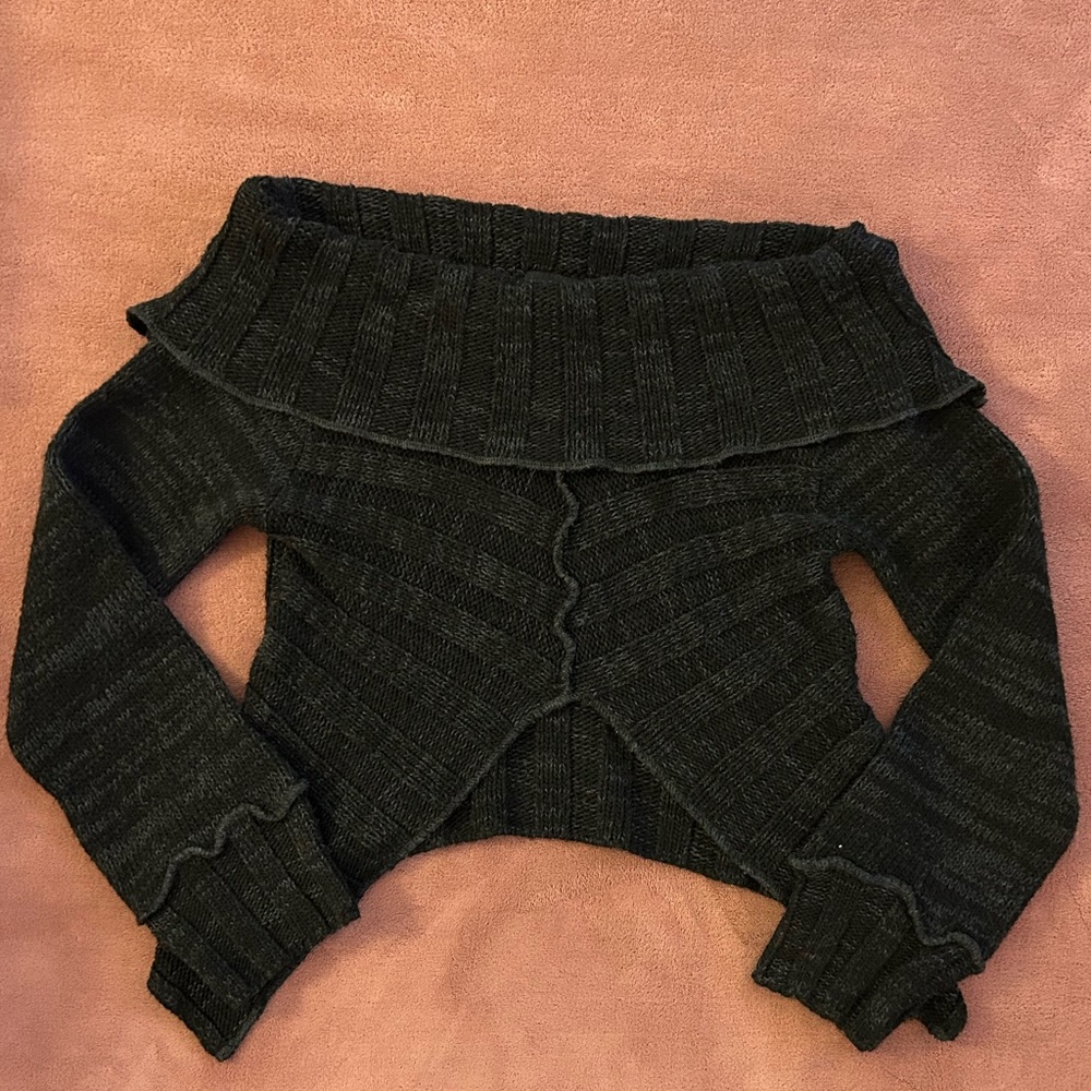 off the shoulder sweater